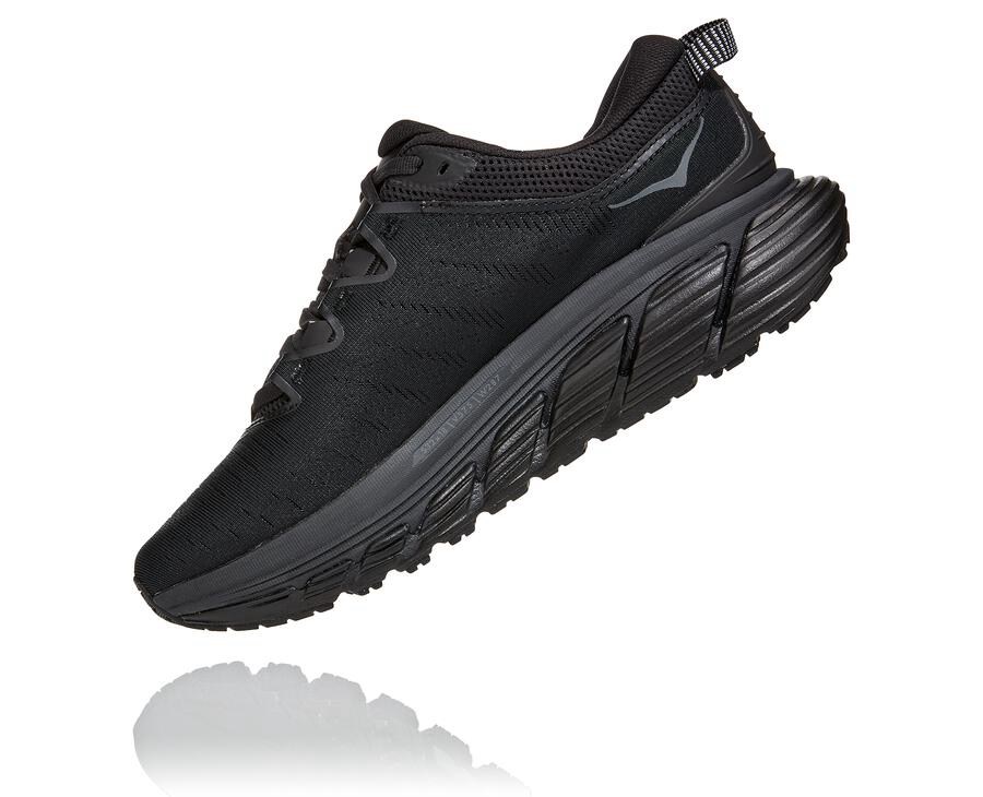 Running Shoes Womens - Hoka One One Gaviota 3 - Black - CXHLQWS-71